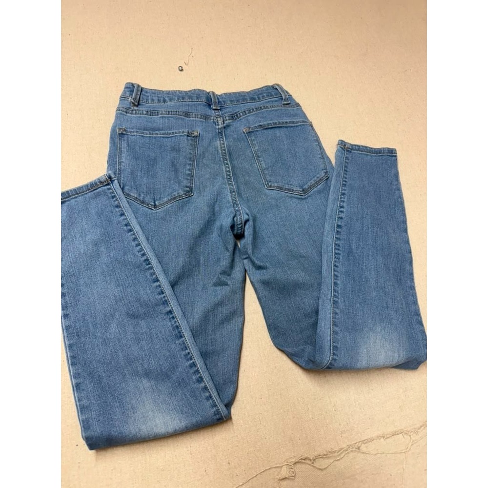 No Boundaries Jeans Skinny High Rise Light Blue Wash Size 7 Good